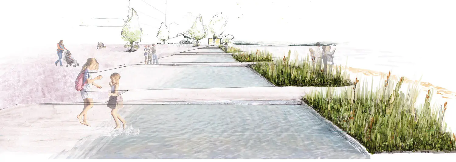 Render of the Bridging Occupation project